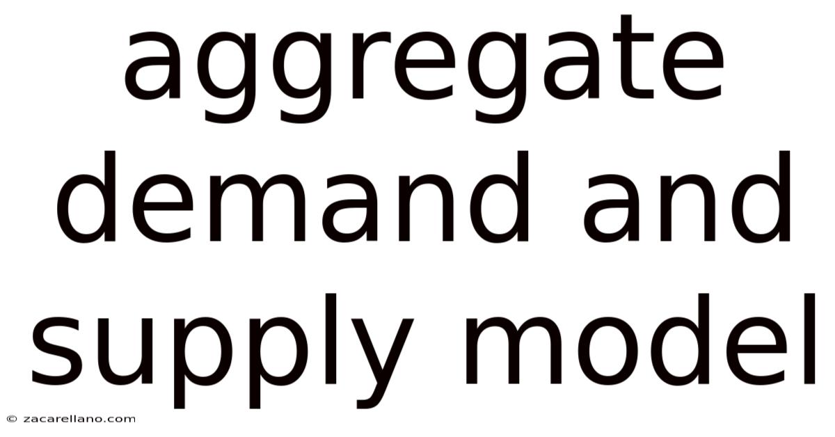 Aggregate Demand And Supply Model