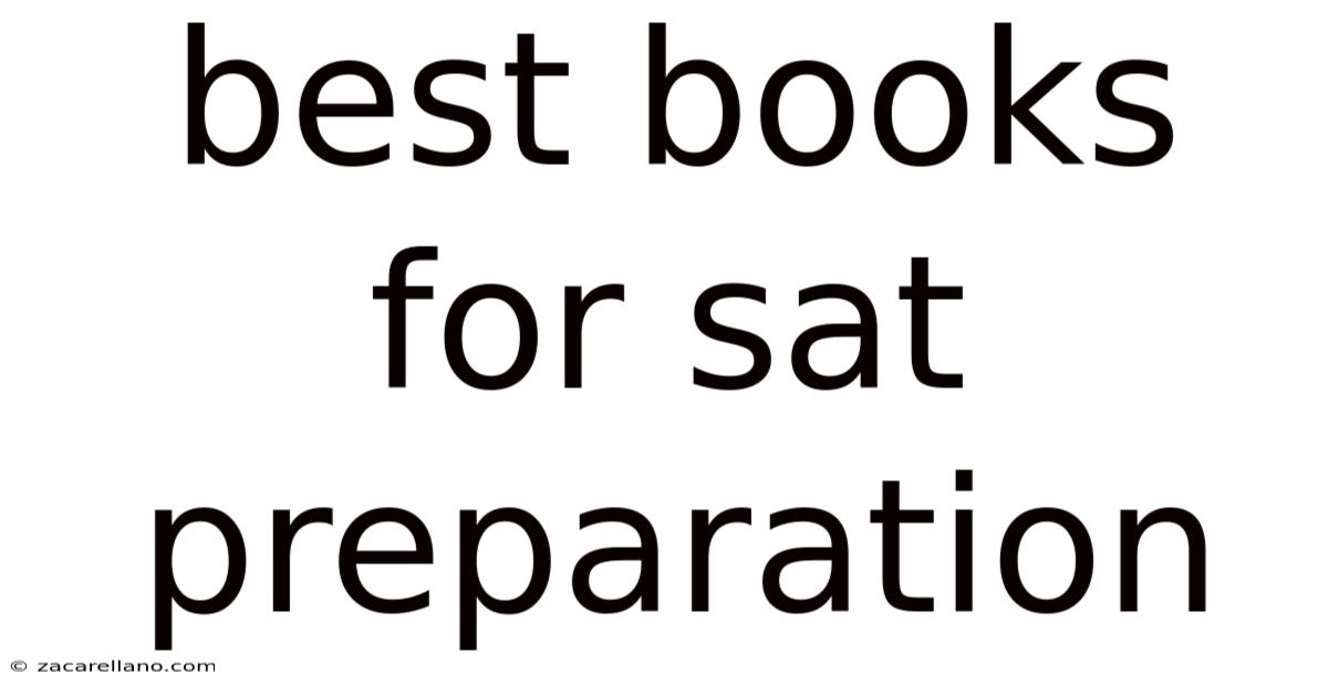 Best Books For Sat Preparation