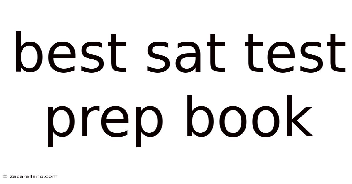 Best Sat Test Prep Book