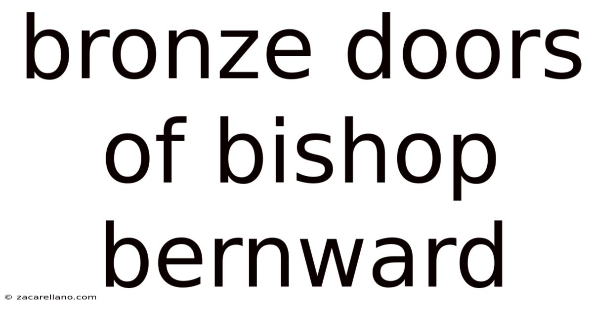 Bronze Doors Of Bishop Bernward