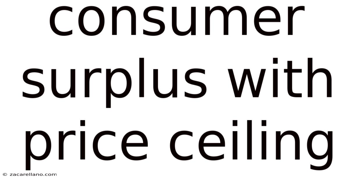 Consumer Surplus With Price Ceiling
