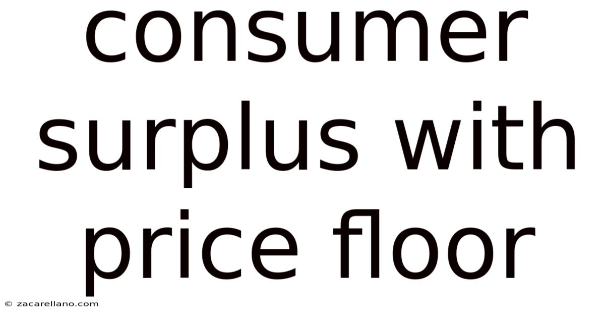 Consumer Surplus With Price Floor