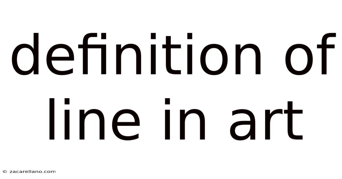 Definition Of Line In Art