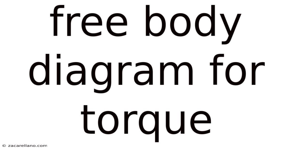 Free Body Diagram For Torque