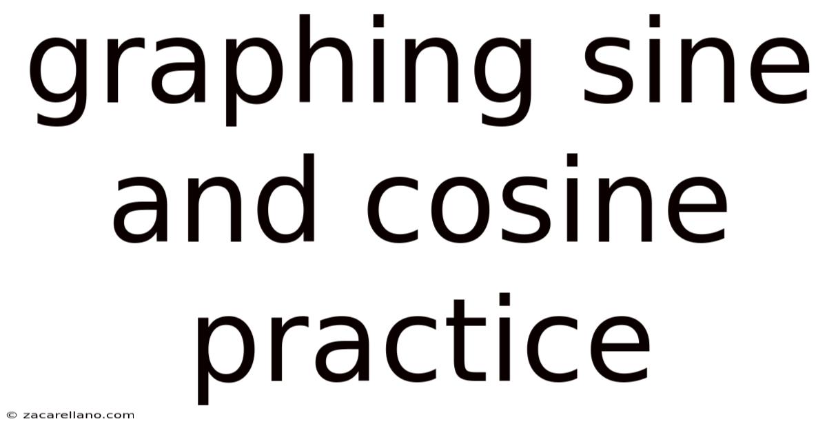 Graphing Sine And Cosine Practice