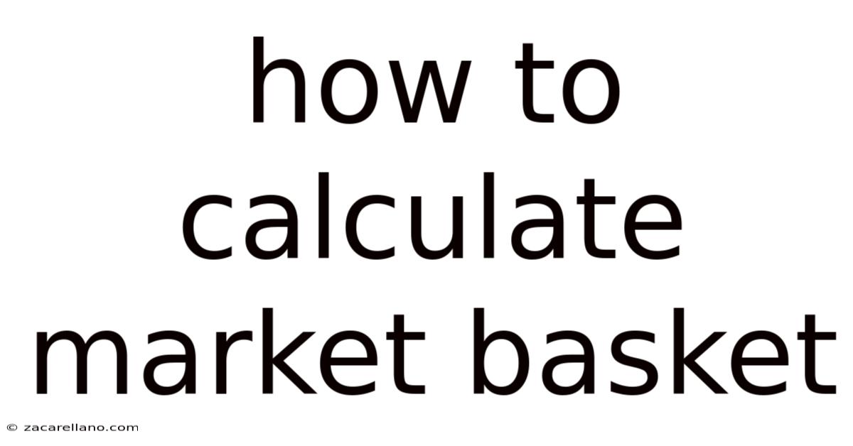 How To Calculate Market Basket