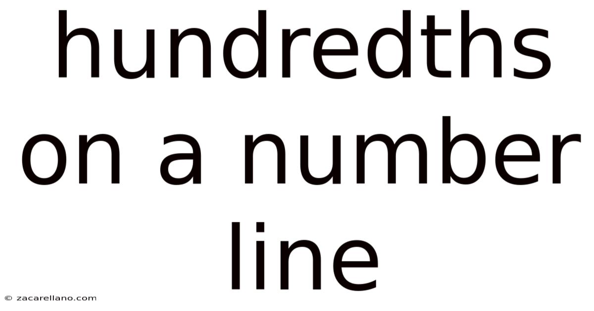 Hundredths On A Number Line