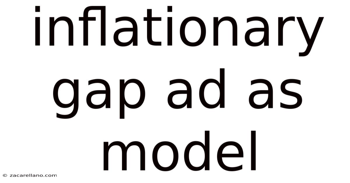 Inflationary Gap Ad As Model