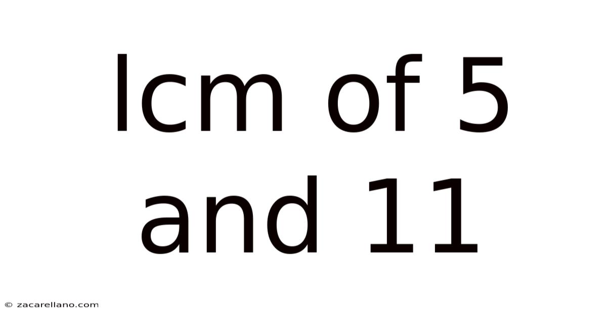 Lcm Of 5 And 11