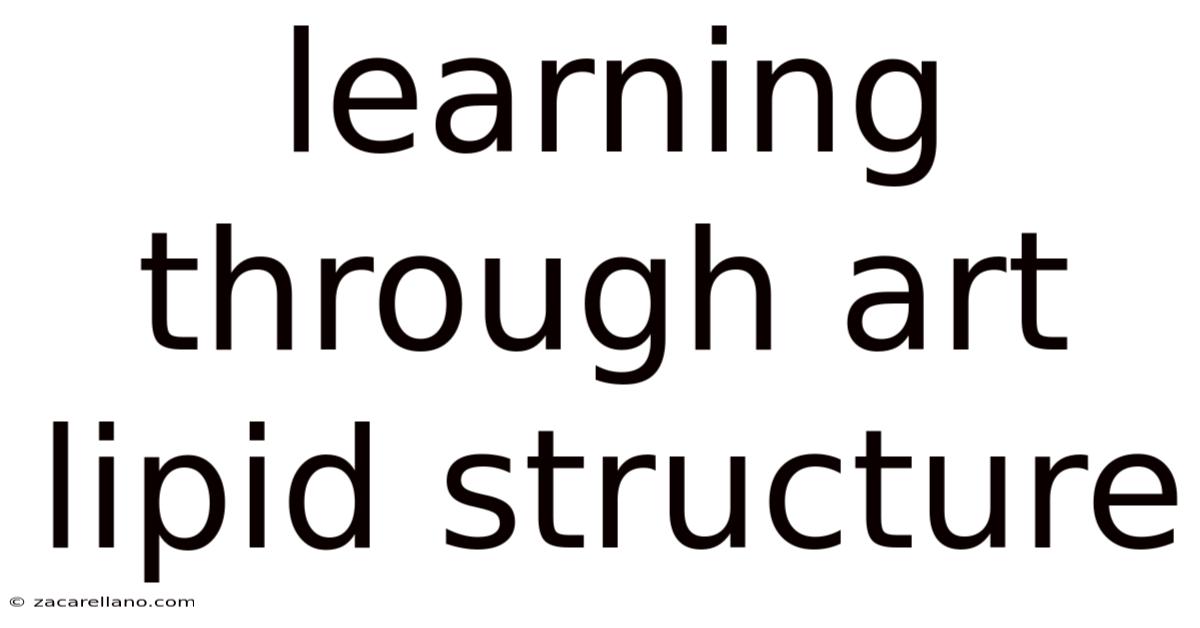 Learning Through Art Lipid Structure