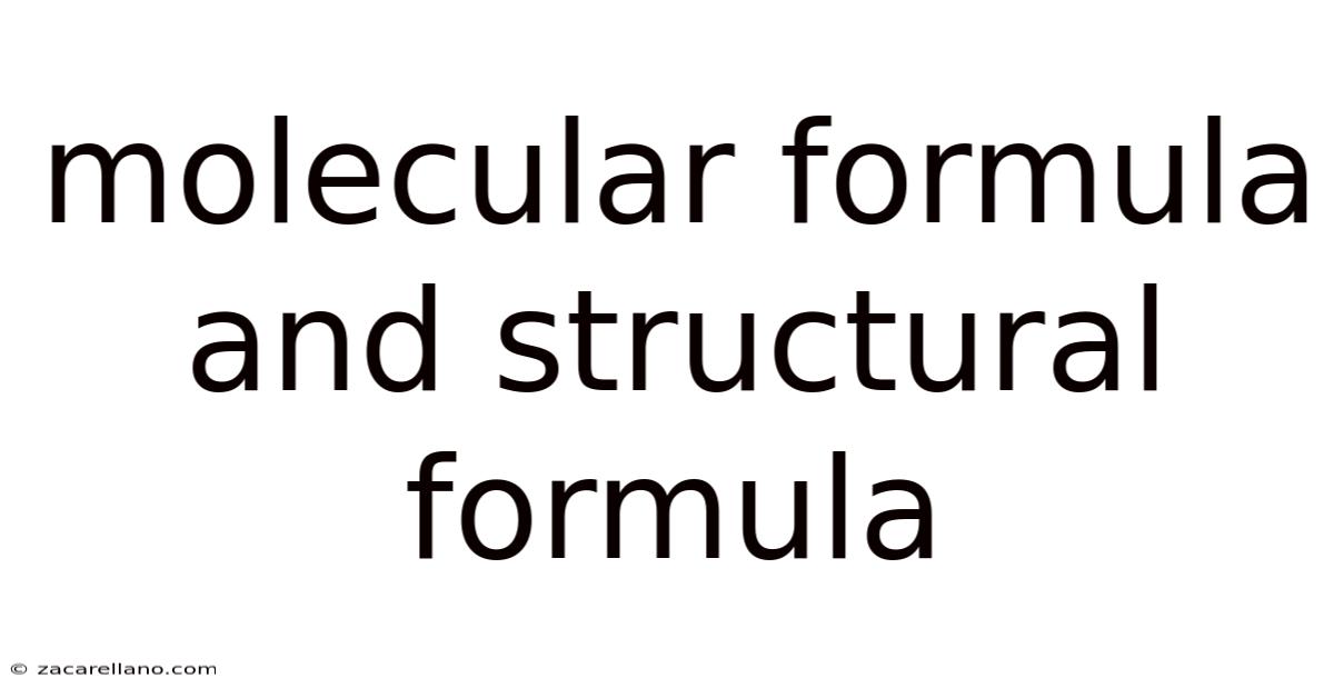 Molecular Formula And Structural Formula