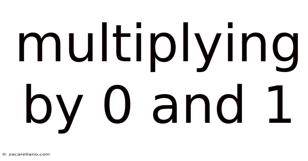 Multiplying By 0 And 1