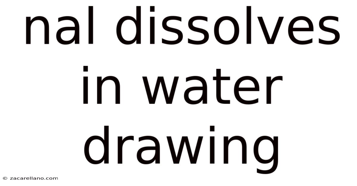 Nal Dissolves In Water Drawing
