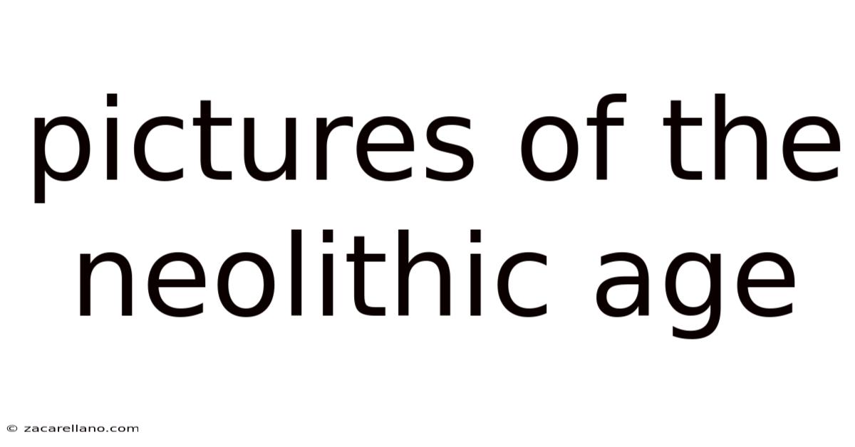 Pictures Of The Neolithic Age