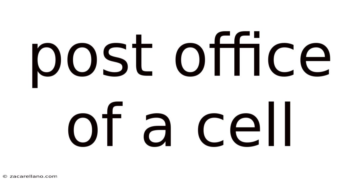Post Office Of A Cell