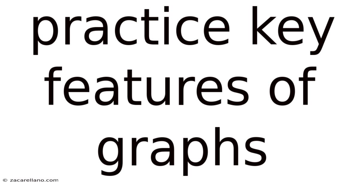 Practice Key Features Of Graphs