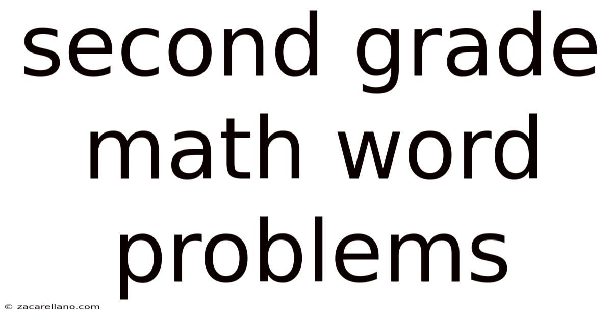 Second Grade Math Word Problems