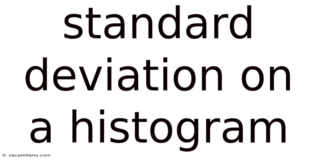 Standard Deviation On A Histogram