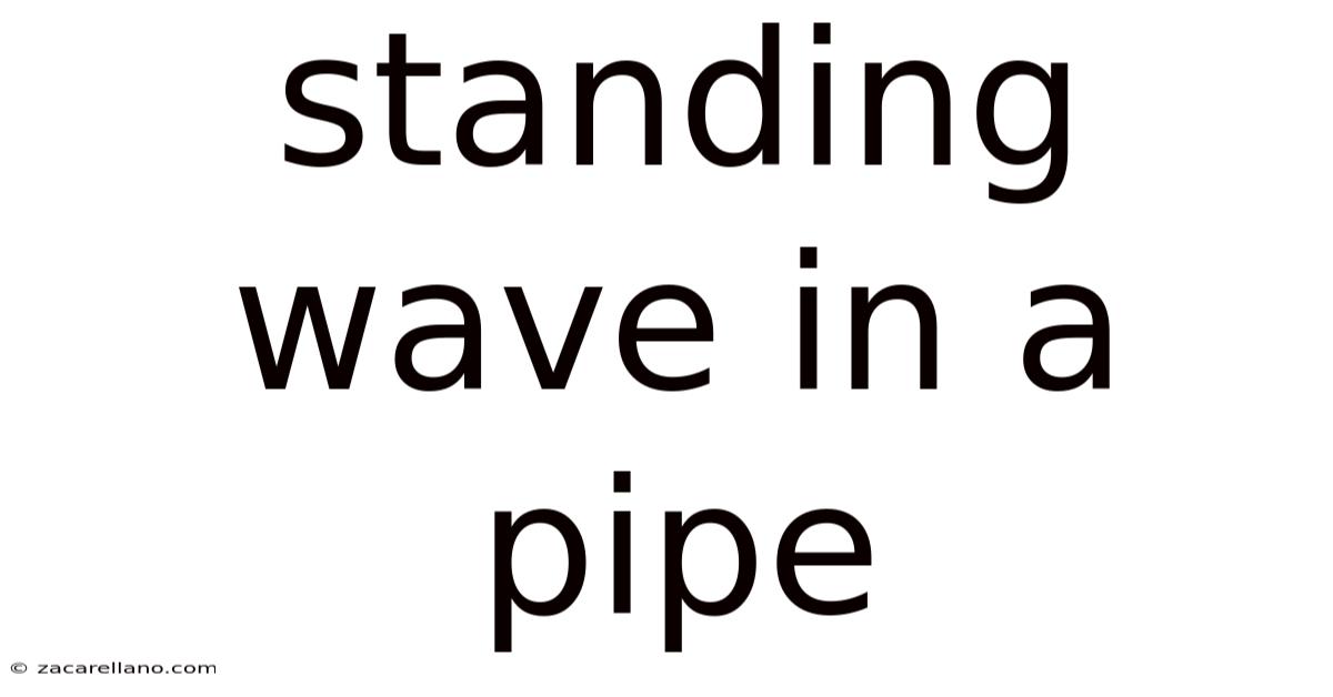 Standing Wave In A Pipe