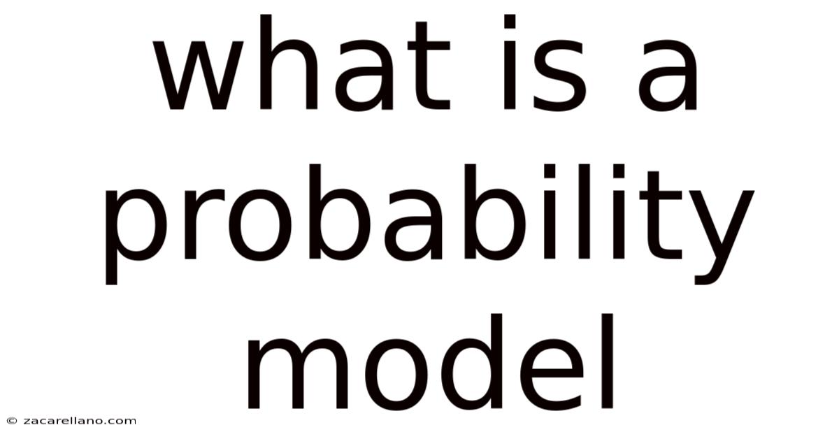 What Is A Probability Model