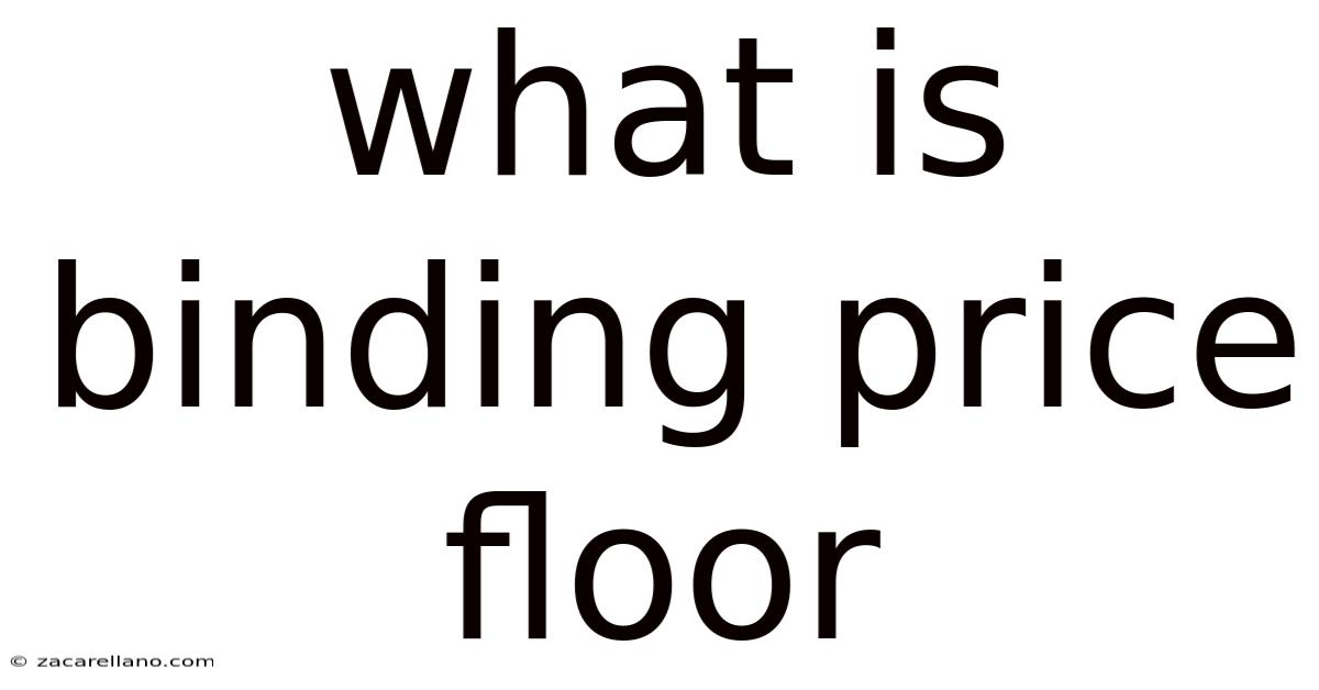 What Is Binding Price Floor