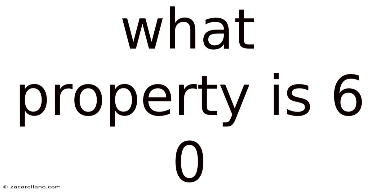What Property Is 6 0
